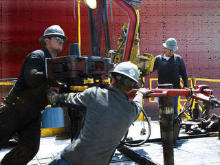Gas Drilling Tests